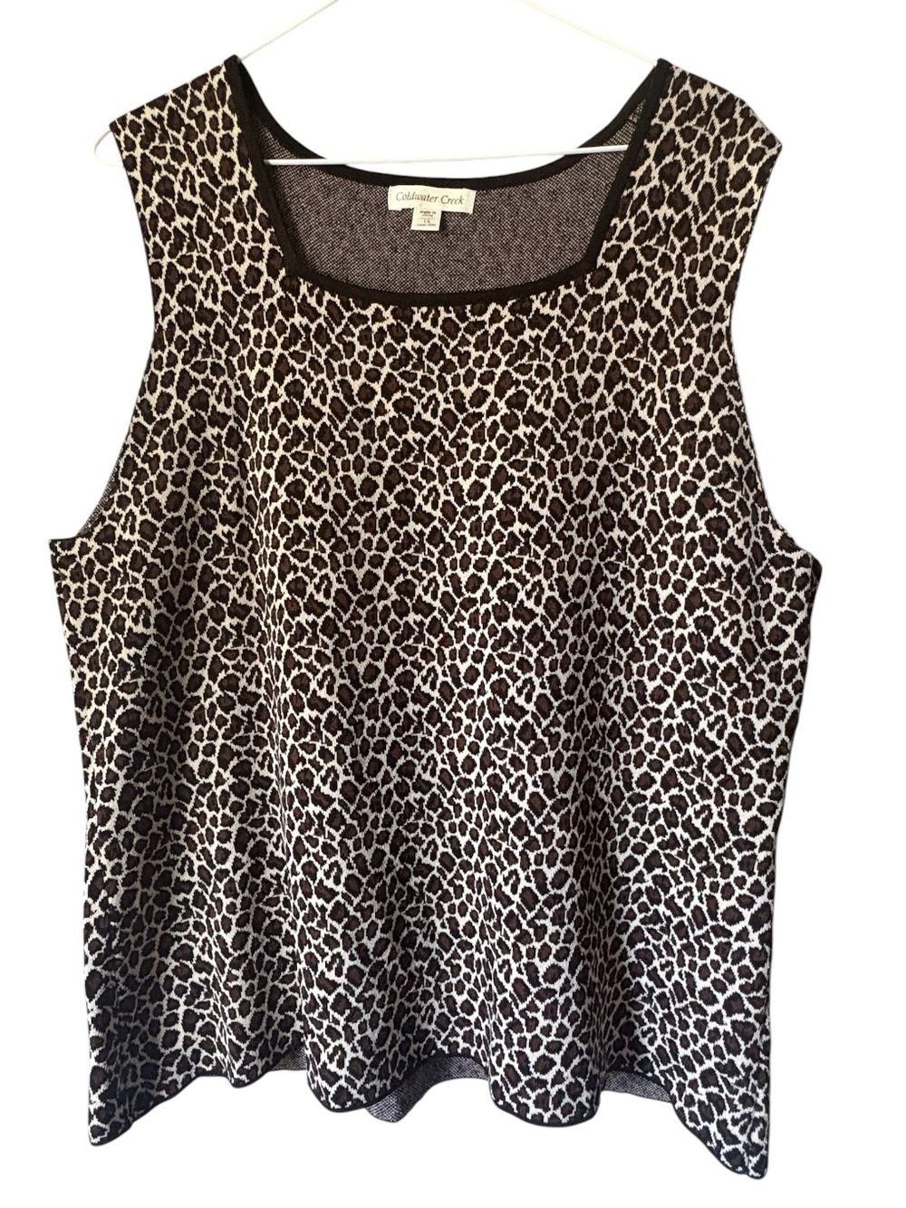 Coldwater Creek Leopard Tank Top